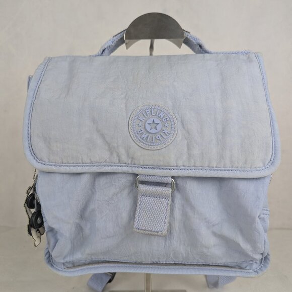 Kipling Wigwam Light Blue Medium BackPack Bag. - Picture 1 of 13